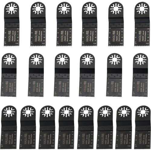 20 Pieces Bi-Metal Saw Blade Multitool Cutter Power Tool Accessory