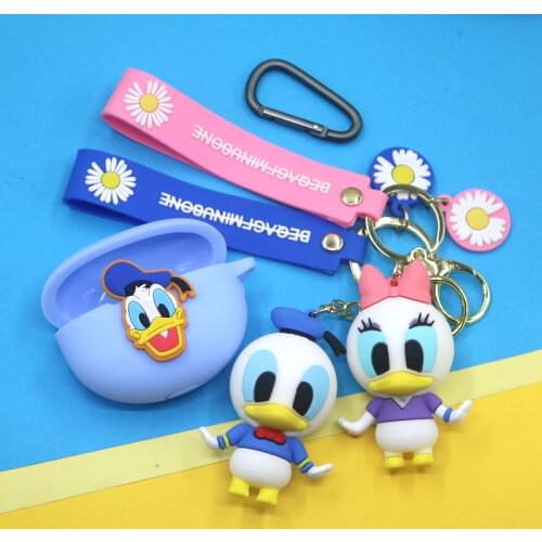 Disney Silicone Earphone Case With Keyring For Huawei Freebuds 4i Headset Protector Shell For Freebuds 4i Case
