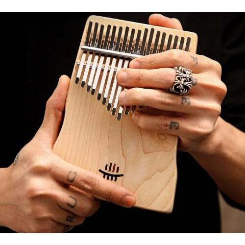Hluru Kalimba Thumb Piano 17 Keys wooden Gecko Professional Kalimba plate mbira Rosewood Musical Instrument for beginner