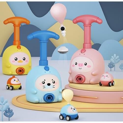 Inertia Balloon Car Toy Set Educational Science Experiment Fun Toys For Children Parent-child Interactive NEW YEAR Gift Present