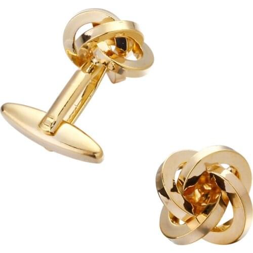 KC646 French business Cufflinks golden twist twist Cufflinks other men wedding clothing accessories