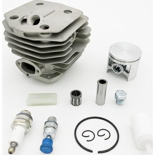 HUNDURE 45mm Cylinder Piston Kit For Husqvarna 154 154XP 254 254XP Chainsaw Replacement Spare Parts 503503903 503503901