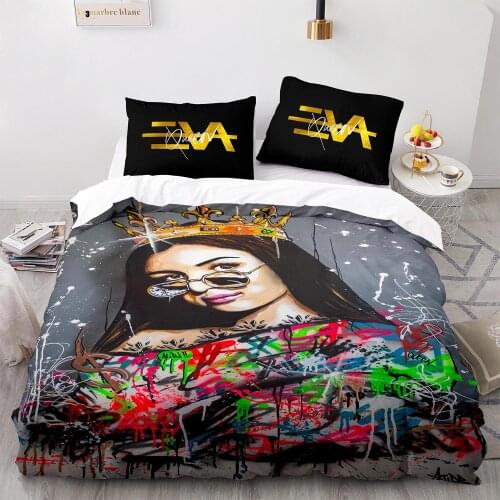 Eva Queen Bedding Set Single Twin Full Queen King Size Eva Queen Bed Set Childrens Kid Bedroom Duvetcover Sets 3D Print 002
