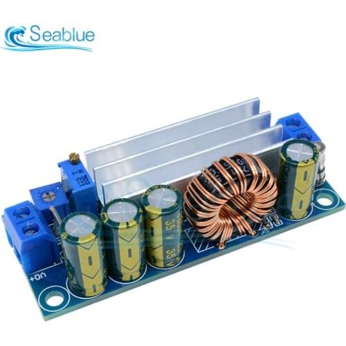 AT35 DC-DC 5-30V to 0.5-30V Power Step Up Down Converter Module 3A 35W Buck Boost Board Overcurrent Protection Power Bank Supply