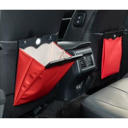 New Arrival Car Multi-functional Garbage Bag Car Garbage Storage Box Double Waterproof Thickened Storage Bag Red Black