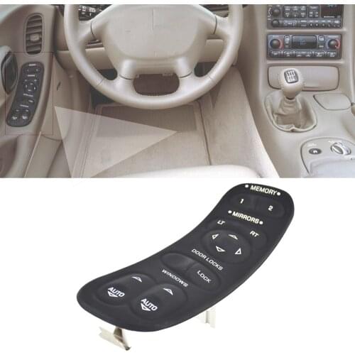 Front Left Window Lifter Switch Drivers Side For Chevrolet Corvette C5 1997 1998 1999 2000-2004 10092804 19209381