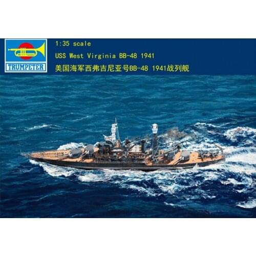 Trumpeter TR05771 1/700 USS West Virginia BB-48 1941 Plastic Model Kit