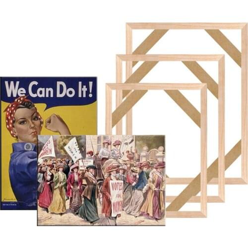 Nature DIY Frames For Diamond Painting Picture Wall Art Decor Wood Frame For Canvas Oil Painting Factory Price Picture