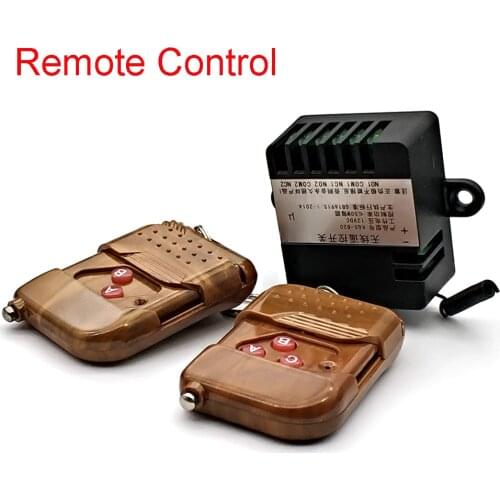 RF Transmitter 315 Mhz Remote Controls with Wireless Remote Control Switch DC 12V 2CH Relay Receiver Module