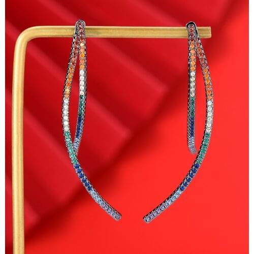 GODKI 32mm Imitation Pearl Flowers Earring For Women Wedding Party Indian Dubai Bridal Jewelry boucle d'oreille femme Gift