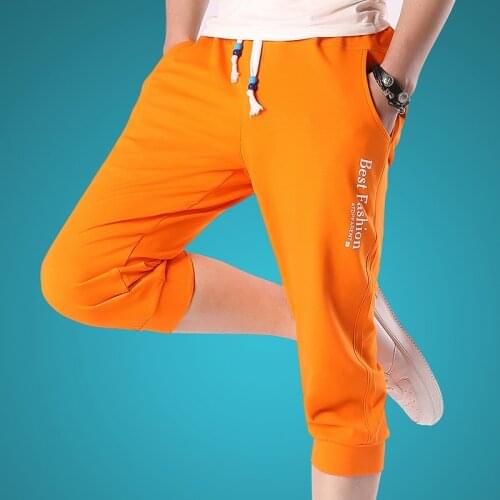 New fashion men shorts cotton beach boxer sexy wear jogger short for men capri designer shorts trunks Mens Joggers