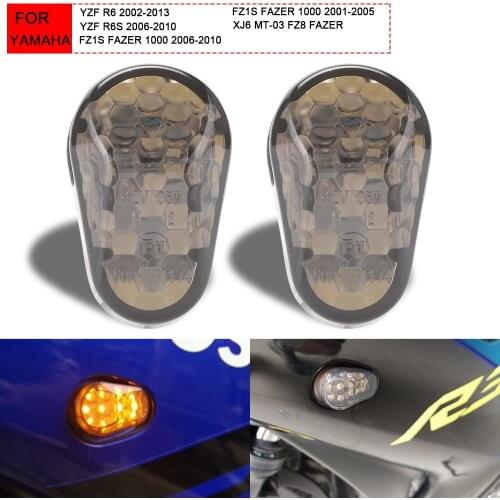 Motorcycle Turn Signals LED Light Smoke Blinker Flashing Indicator Signals Lamp For Yamaha For Suzuki For Honda For Kawasaki