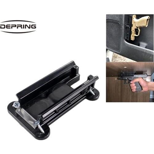 Tactical Flat Top Gun Magnet Mount Holster Concealed Magnetic Holder for Truck Car Vehicle Wall