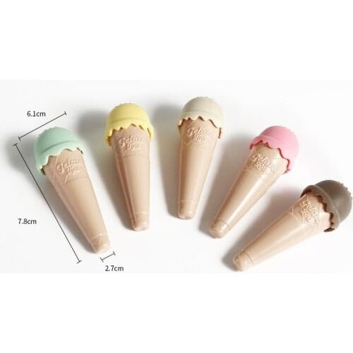 Unique Ice Cream Lipgloss Tube Packaging Pink Popsicle Empty Lip Gloss Tubes Makeup Cute 8ML Lip Gloss Containers 30/50pcs