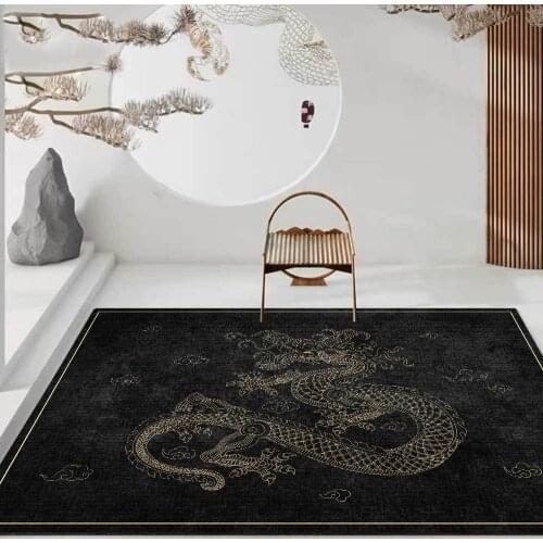Vintage Bohemian Big Carpets For Living Room Bedroom Area Rugs Persian Style Home Carpet Non-Slip Floor Rectangle Room Study Mat