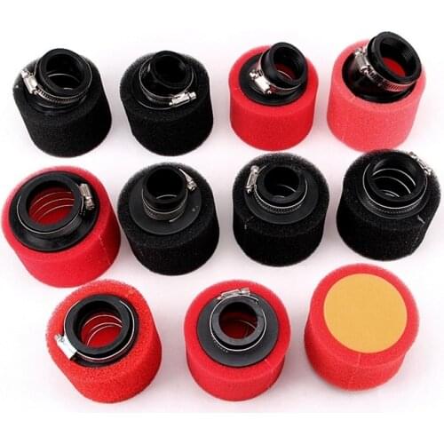 Straight Neck Foam Air Filter 35mm 38mm 42mm 45mm 48mm 58mm Sponge Cleaner Moped Scooter Dirt Pit Motorcycle Sponge air filter
