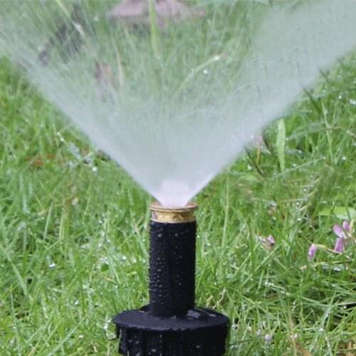 90/180/360 Pop-up Spray Head Brass+ABS 1/2" NPT Buried Design For Lawn Garden Watering System Homogeneous Spray Easy To Install
