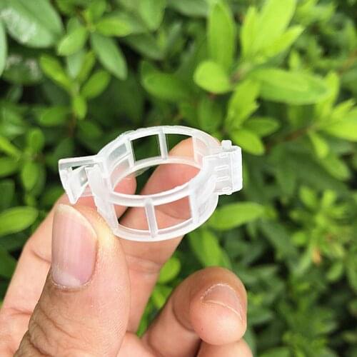 50Pcs Greenhouse Vegetable Trelli Vine Tomato Hanging Plastic Plant Support Clip