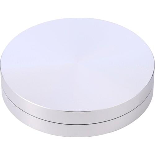 1Pc Cake Baking Tray Axle Turntable Aluminum Alloy Rotating Tray Stand Base Aluminum Rotor Bearing Cake Baking Turntable