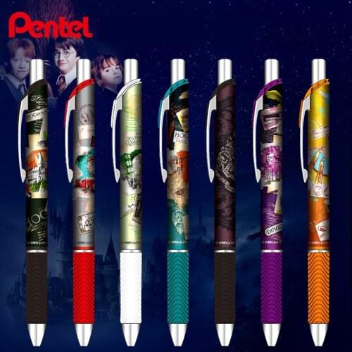1pc Japan Pentel Limited BLN75HP Press Quick-drying Gel Pen Exam Black Pen Writing Supplies 0.5mm