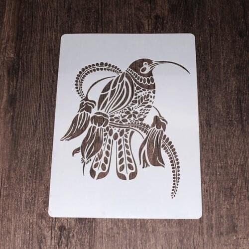 2pc 21*29.7cm Animal Stencil Decor DIY Walls Layering Painting Template Printing Inkjet Scrapbooking Coloring Embossing Reusable