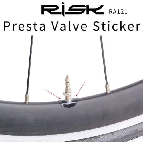 20pcs Bicycle Presta Valve Sticker Mountain Road Bike Rim Protection Gas Air Nozzle Glue Pad Tube Tire Gasket