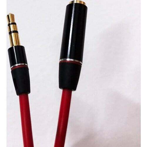 3.5mm Aux Audio Cable for Monster Male to Female Audio Extension Cable Cord Gold Plated Auxiliary Cable 1.2m High Quality