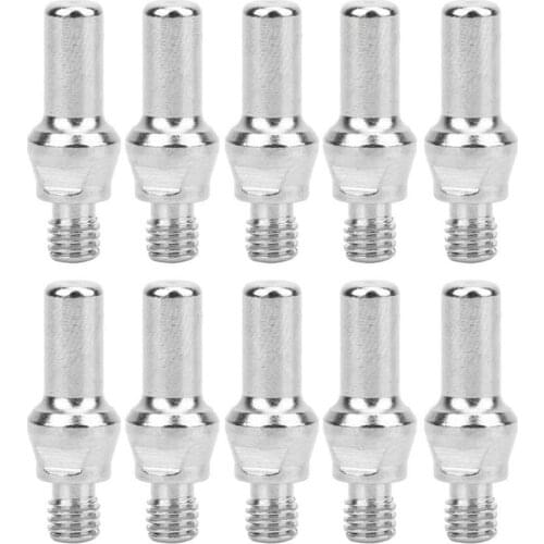 Filleting Machine Welder 10 Pcs Electrode Electroplated Red Copper Electrode Fit for PT-40/60 Torch 52582 Spotter