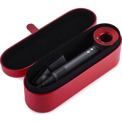 Hair Dryer Case Storage Leather Cover Organizer Box For Dyson Supersonic Hot PU leather Hair Dryer Storage Box Vogue Portable