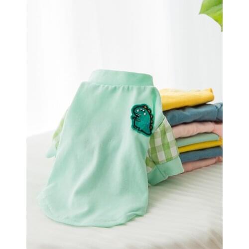 Cheap Dog Clothes for Small Dog Cat Vest Dog Shirt Breathable Cartoon T-shirt for Spring and Summer Chihuahua Teddy Clothing