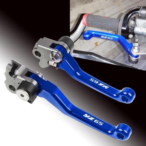 For YAMAHA YZ65 YZ 65 2018 Motorcycle Dirt Bike Accessories Pivot Brake Clutch Levers YZ65 2018 Motocross CNC Aluminum Lever
