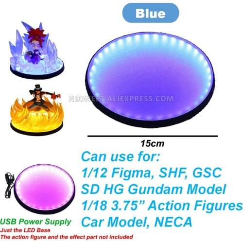 For Tamashii Effect Burning Flame Fire Impact Effect Rock Scenes Action Figure Model LED Light Display Stand Holder Base