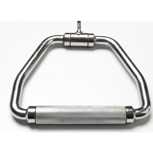 LAT Pull Down D Handle Fitness Home Gym Pulley Cable Machines Attachments Tricep Press Down D-Handle Rowing Workout Bar