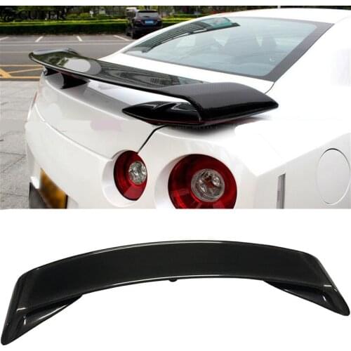 GTR R35 Car body kit original Carbon Fiber Rear Wing Spoiler for Nissan R35 GT-R GTR Auto Racing 09-15