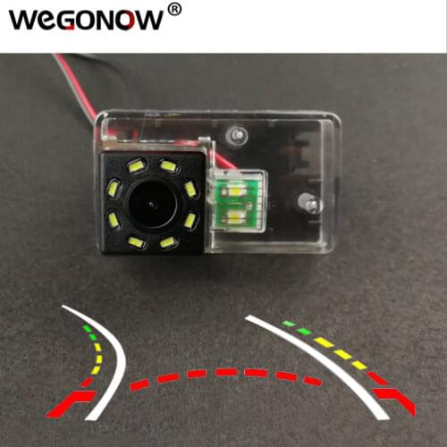 HD Wireless Car CCD Rear Camera Fisheye 8 12 led dynamic Night Vision For Peugeot 206 207 306 307 308 406 407 5008 Partner Tepee