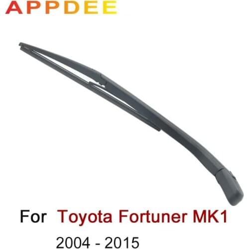 APPDEE Wiper 12" Rear Wiper Blade & Arm Set Kit For Toyota Fortuner MK1 2004 2005-2015 Windshield Windscreen 2005 2006 2007 2008
