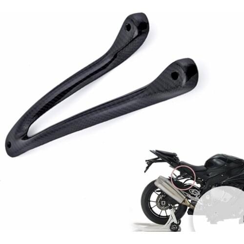 Motorcycle Carbon fiber Racing Exhaust Hanger Bracket for BMW HP4 S1000RR S 1000RR 2009 2010 2011 2012 2013 2014
