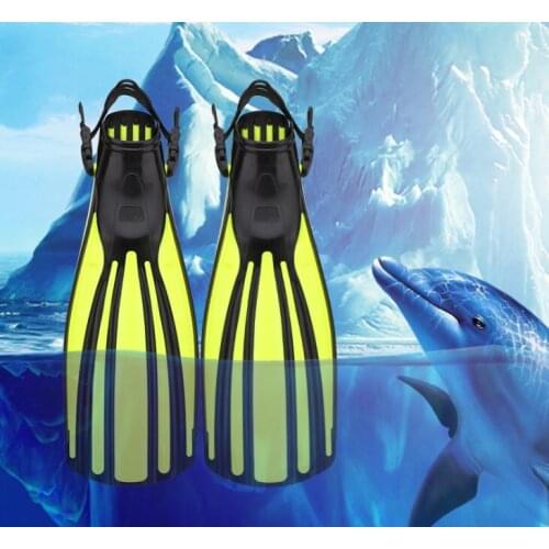 Diving fins adjustable quick-release buckle open heel diving long fins fins four-wire diamond