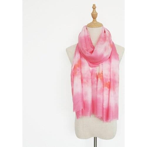 2021 Fashion Newest Ombre Cotton Voile Scarf Shawls Wraps Hijabs 10pcs/lot