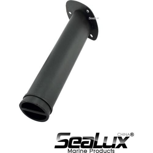 Sealux Black Nylon Flush mount Rod holder Fish rod UV Stabilized Material for Marine Boat Yacht Fishing