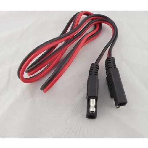 1pcs Battery SAE To SAE DC Power Automotive Connector Cable 18AWG 3ft 1m