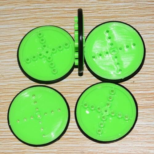 10/100pcs 45MM 2mm TT hole green rubber wheel/yuanmbm/Technology model parts/diy toy accessories/baby toys for children