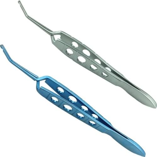 115mm Ophthalmic Eye Instrument Titanium Stainless Steel Scleral Plug Forceps Autoclable