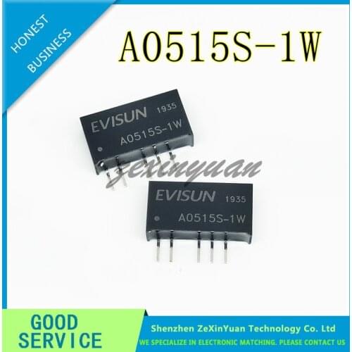 3PCS-20PCS A0515S-1W A0515S SIP-4 NEW Power module DC-DC input 5V to positive and negative 15V