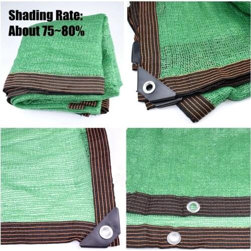 Anti-UV HDPE Sun Shading Net Succulent Plant Sunshade Net Outdoor Swimming Pool Cover Garden Greenhouse Netting Shading Rate 80
