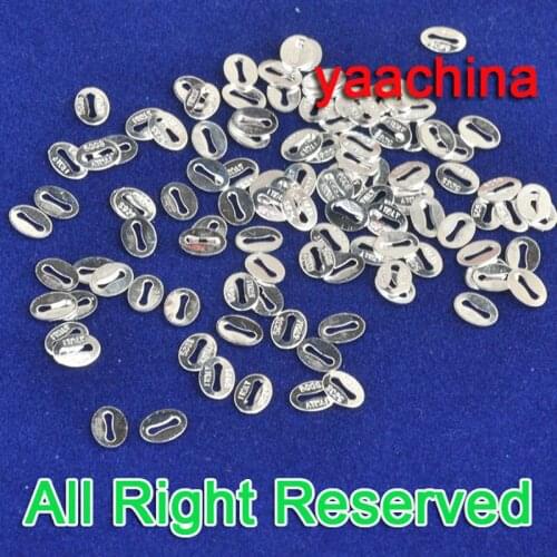 Free Shipping 100Pcs A Lot 925 Sterling Silver Findings Italy Italian Silver S Oval Hallmark Drop Shipping Wholesale