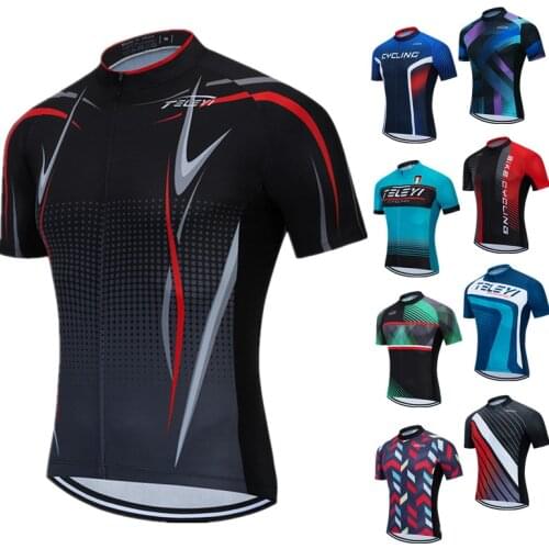Weimostar Quick Dry Cycling Jersey Men Summer Short Sleeve MTB Bike Clothing Ropa Maillot Ciclismo Team Racing Bicycle Clothes