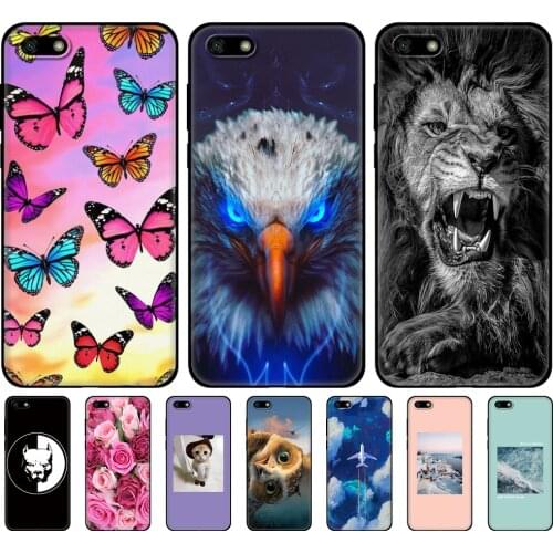 For Honor 7A / 7a Prime Case 5.45" inch Soft Tpu Phone cover for Huawei Honor 7A 7 A DUA L22 Russian version Back black tpu case