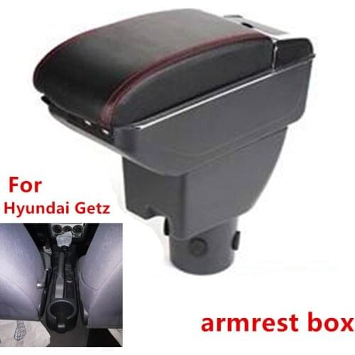 For Hyundai Getz armrest box Hyundai Getz car Universal Central armrest storage box Cup Ashtray modification accessories