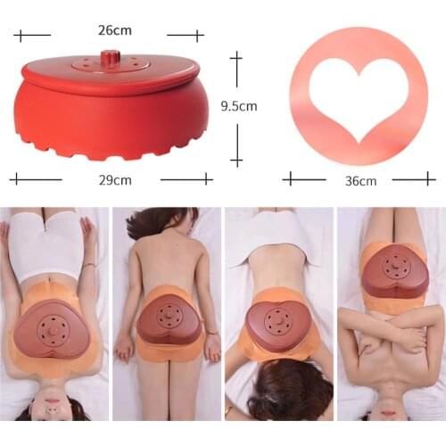 Palace Moxibustion Cans Large Breast Moxibustion Box Relieve Abdomen Cold Breast Disease Body Massager Moxa Warm Therapy